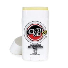 Crisbee Crisbee Stik? Cast Iron and Carbon Steel Seasoning - Family Made in USA - The Cast Iron Seasoning Oil & Conditioner Preferred by Experts - Maintain a Cleaner Non-Stick Skillet