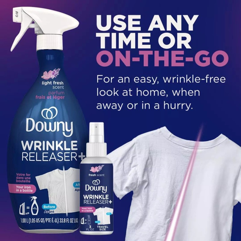 Downy Wrinkle Releaser Spray 33.8 Fl Oz Pack Of 2