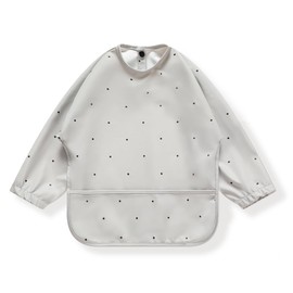 Three Mushroom Meal Apron, Long Sleeve, Baby Apron, Baby Apron, Children, PU Material, Waterproof, Scandinavian Style, For Nursery Schools, Outings, Boys, Girls, Baby Showers, Dirty Resistant, Easy To