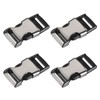 sourcing map Metal Side Release Buckles - 4Pcs 2.1" No