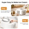 COWSAR 1 Quart Ice Cream Maker Machine with Built-in Compressor,