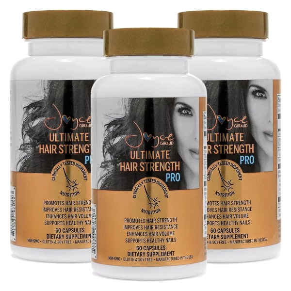 Joyce Giraud 3x Joyce Giraud Ultimate Hair Strength Pro Supplement