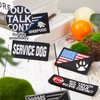 15 Pieces Service Dog Patches Dog Vest Patches Removable Tactical