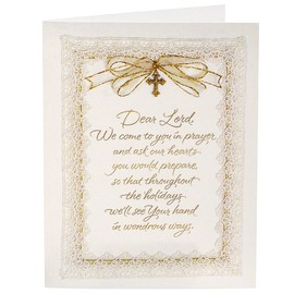 Non- Prayer Collage Christmas Card Set of 20