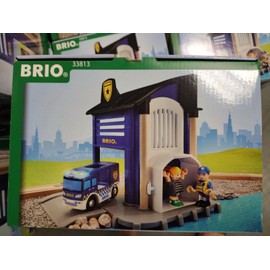 BRIO World - 33813 Police Station | 6 Piece Set for Kids Ages 3 and Up