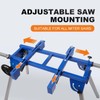 TOYAKI Miter Saw Stand With Wheels, Folding Work Table With