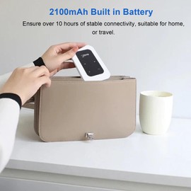 GOWENIC Portable 4G 5G WiFi Hotspot Mobile WiFi Device Wireless Router 300Mbps LTE CAT4 with SIM Card Slot for Travel Camping Motorhome