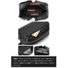 Cenvins Men's Clutch Bag, PU Leather, Box-shaped Handbag, Handbag, Cosmetic