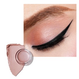 Oulac Matte Eyeshadow Peach Pink Waterproof Eyeshadow Primer Fine Texture Lasts 16 Hours + Quick Drying Smudge-proof Matte Surface Vegan 06 g (CM05) Nubile