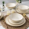 AmorArc Ceramic Dinnerware Sets,Handmade Reactive Glaze Stoneware Plates and Bowls