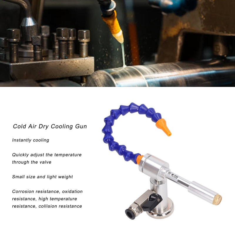 6 Pcs Set Cold Air Dry Cooling Gun 7 Bar