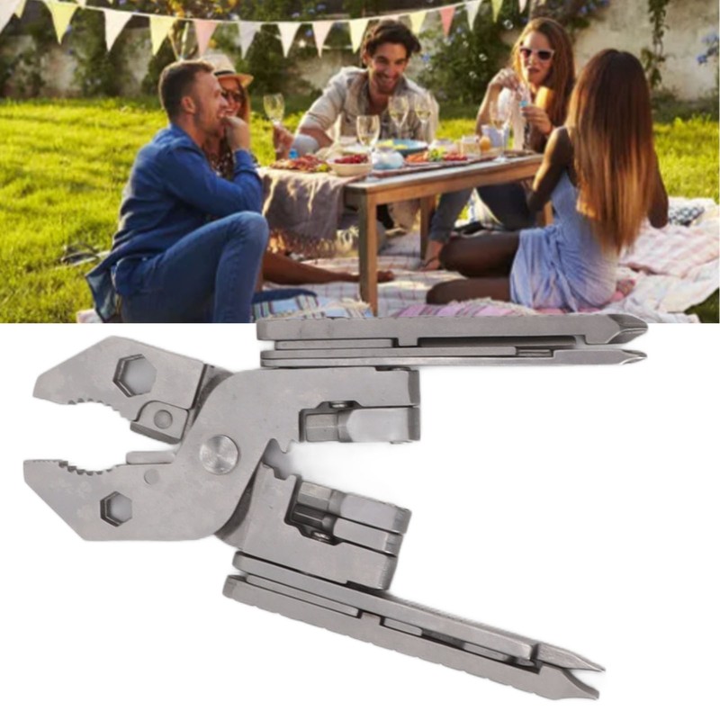 Multitool Pliers Cast Steel Screwdriver Card Needle Wire Stripper Wrench