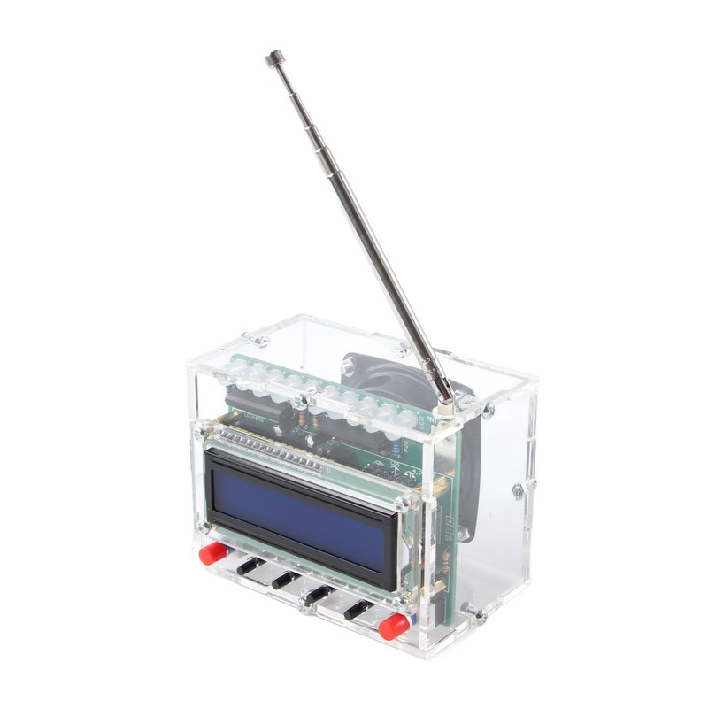 DIY FM Radio 87 To 108MHz LCD Display Digital Radio
