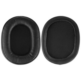 Geekria QuickFit Protein Leather Ear Pads for Razer BlackShark Stereo Gaming Headphones Replacement Ear Pads Ear Cups Repair Parts for Headset (Black)