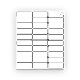 750 EcoSwift Shipping Labels 2 5/8 x 1 inches Mailing Address Inventory Blank White Self Adhesive for Laser Inkjet Printer 2.625 x 1