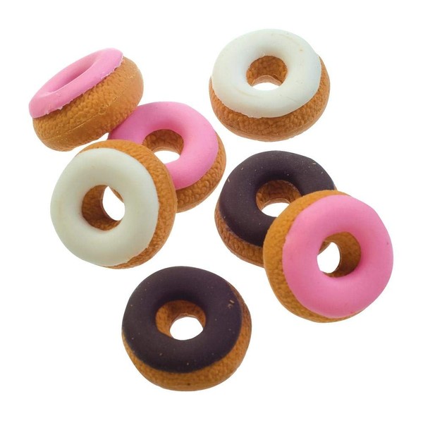 Raymond Geddes Donut Shoppe Scented Food Erasers (Pack of 36)