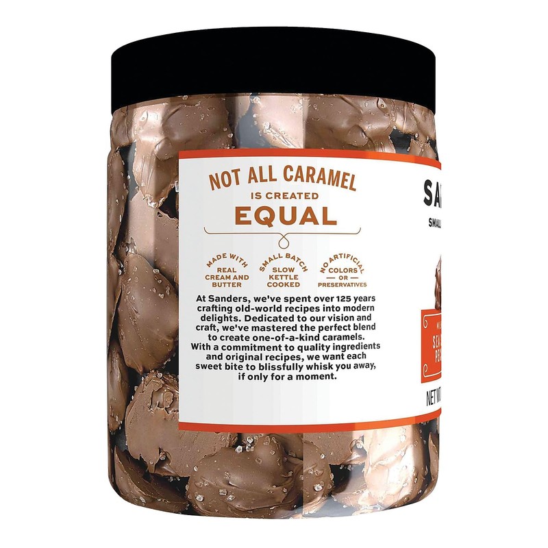 Sanders, Sea Salt Caramels Pecan Clusters, 16 Ounce