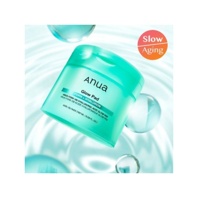 ANUA PDRN 100 Hyaluronic Acid Glow Pad 180ml/60ea