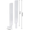 4G 5G LTE Antenna 9dBi SMA Male Cellular White SMA
