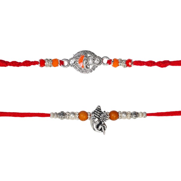 Raksha bandhan Set of 2 Rakhi for Brother & Sister