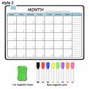 A3 Magnetic Dry Erase Calendar for Weekly & Monthly Planning