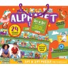 Bendon Alphabet Letter Train Shaped Jumbo Jigsaw Floor Puzzle (24