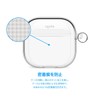 [elago] AirPods 4 Compatible Case, Transparent, Clear Cover, Carabiner Included,