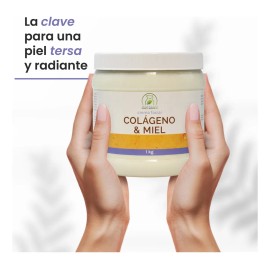Crema Colágeno Con Miel Con Filtro Solar Piel Más Joven 1 Kg Momento de aplicación Día/Noche Tipo de piel Todo tipo de piel