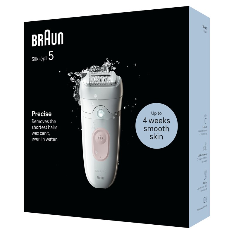 Braun Silk-épil 5, Epilator for Easy Hair Removal, Wet &