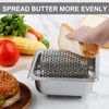 glendaveny Butter Wheel, 18/8 Stainless Steel Butter Roller Butter Spreader,
