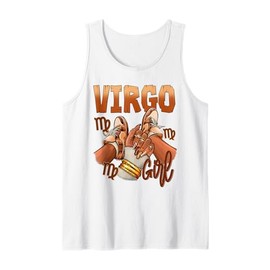 Virgo Girl Birthday Melanin Black Woman Shoes Zodiac Tank Top