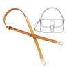 Adjustable Vachetta Leather Replacement Shoulder Strap, Beeswax