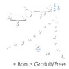 Imaggge.com Anti-Collision Stickers for Glass Doors (Clouds) – Prevents Birds