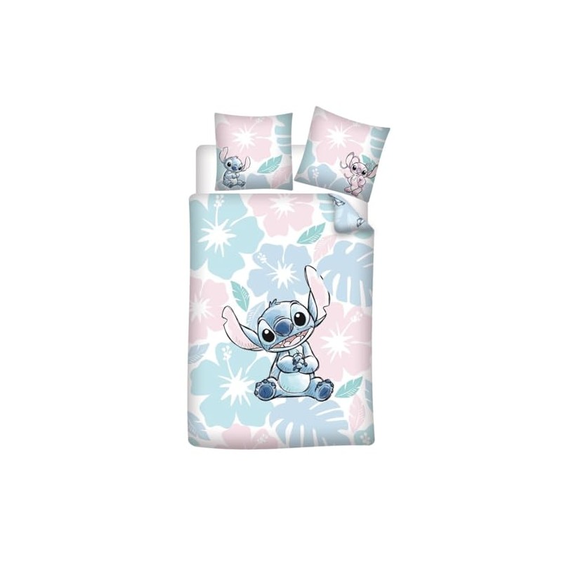 Stitch Flowers Single Duvet Cover 140 x 200 cm +