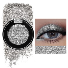 Afflano- Súper brillo: nuestra paleta de sombras de ojos incluye una sorprendente variedad de tonos plateados brillantes, de alta pigmentación y larga duración que realzan sin esfuerzo el look de tus