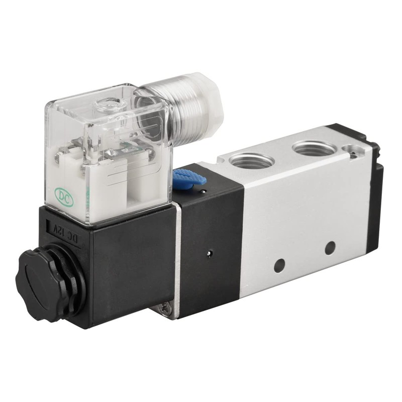 Heschen 4V210-08 12VDC PT1/4 5-Way 2-Position CE Electric Pneumatic Solenoid