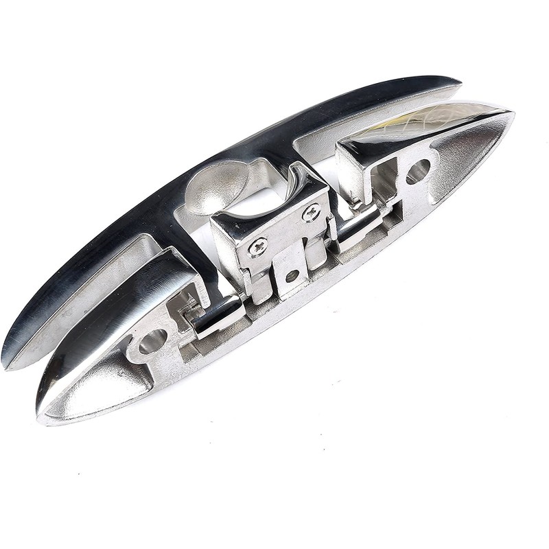 ISURE MARINE Boat Folding Cleat 6" Flip-up Heavy Dock Cleat