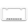 Ford Bronco UV Printed Plastic License Plate Frame