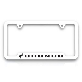 Ford Bronco UV Printed Plastic License Plate Frame