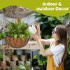 XYSM Hanging Baskets Liners for Plants Outdoor ，Coconut Liners for