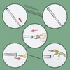 FOIBURELY 90 pcs Bird Ring Leg Bands for Canary Gouldian