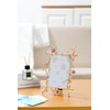 XinZhiRun Gold Frame,golden branches Textured Picture Frame,Vertical Display,Tabletop & Wall
