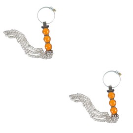 iplusmile 2pcs 3 Autumn Winter Car Static Ground Electrostatic Belt 3 Bead Static Strap Hanging Type for Car