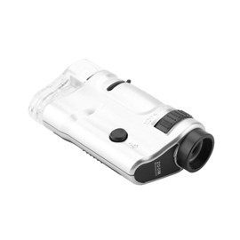 Shipenophy HD Inspection Camera Illuminated Microscope Lighted Mini Pocket 20X to 40X Digital Magnification Endoscope LED Microscope Handheld for Students Adults with Base