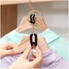 Laughhe 40 x Clothes Hanger Hooks - Space-saving Connectors and