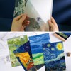 EZ PEACH L-Shaped Folder Monet Gogh Retro Multipurpose File Folder