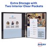 Avery Durable View 3 Ring Binder, 1-1/2 Inch Slant Rings,