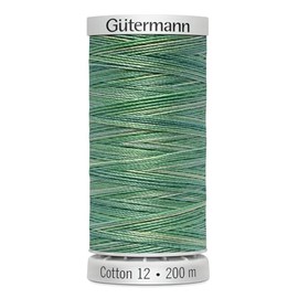 Gutermann No 12 Sulky Cotton Embroidery Thread 4015-200 Metres - Each