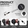2 Pack Magnetic Badge Holder with Strong Magnet Back -