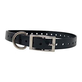 3/4" Wide Replacement Pet Collar Strap - Black